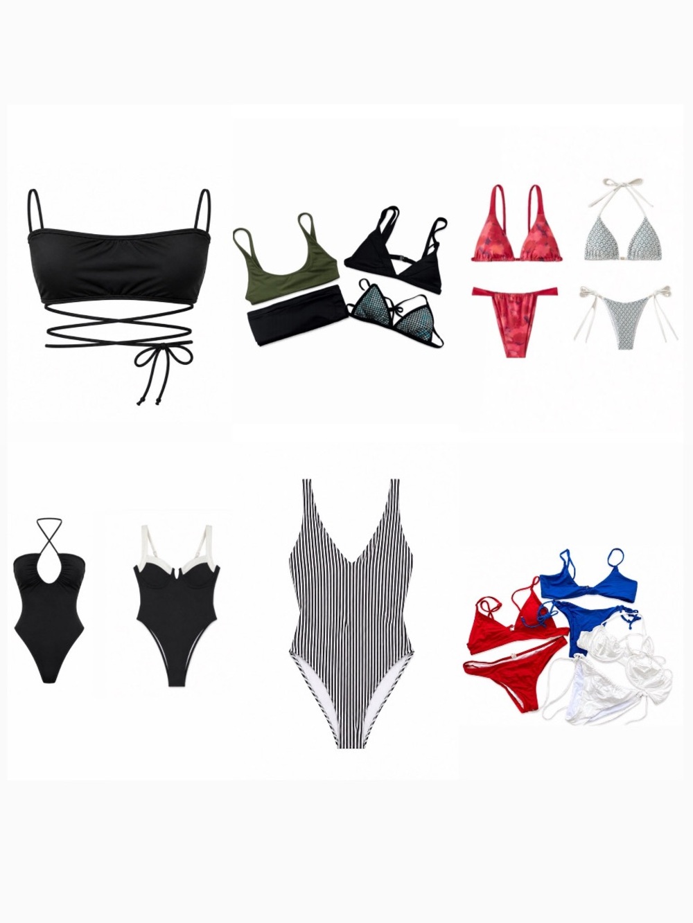 👙 13-Piece Swimsuit & Bikini BUNDLE | Multi-Colour | XS/S